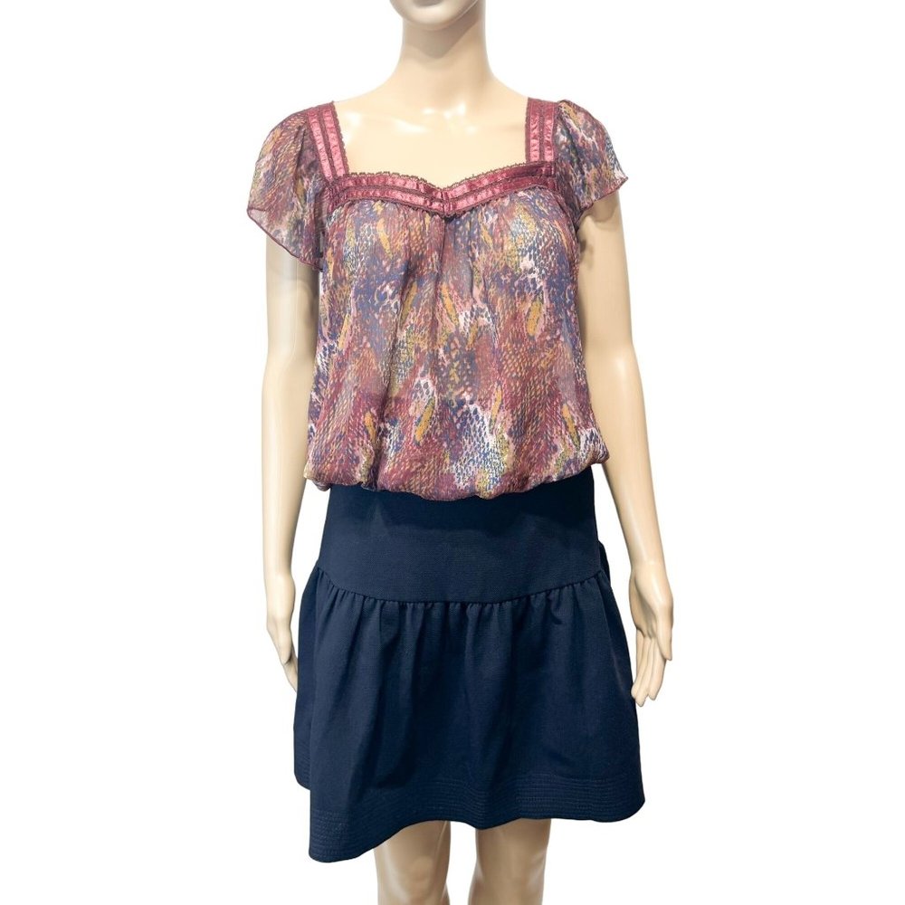 Mix & Match J.Crew Sz 2 Skirts /Charlotte Ruse See Through Top Sz S
